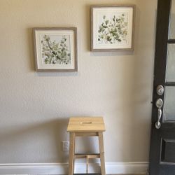 Solid Wood Bar Stool 