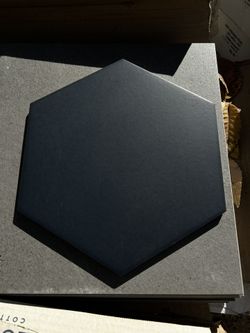 Navy Blue Hex Tile. 