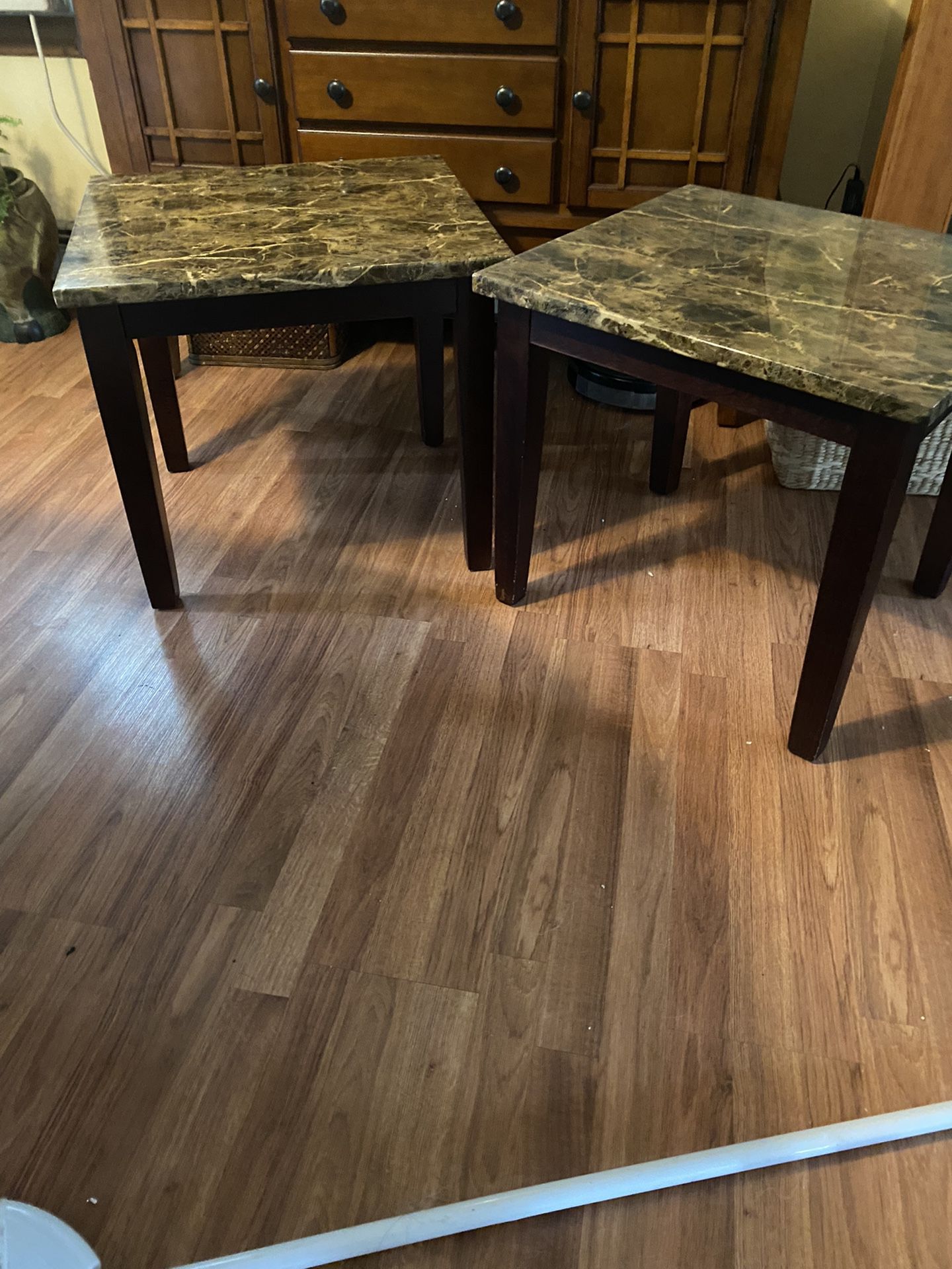 coffee table and side tables 