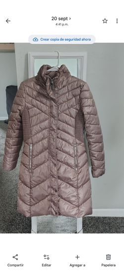 Kenneth Cole Long Quilted Puffer Jacket Coat - Size XS