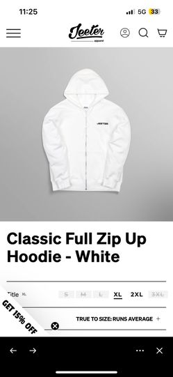 Zip Up Hoodie
