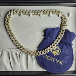 Iced Out Prong Set Cuban Link - Frost NYC