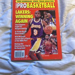 Nick Van Exel Cedric Ceballos Loy Vaught Peterson’s Pro Basketball Magazine