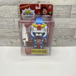 Pocket - Watch RYAN’S WORLD Blue / Silver ‘2021 Mecha Robot Ryan 5” Plastic Figure  / Big Fig  Series 2 Collect Them All