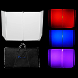 Rockville RFAAW DJ Event Facade Light Weight Metal Frame Booth+Travel Bag+Scrim