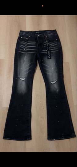 Purple jeans