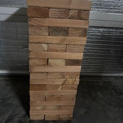 Outdoor Games - Full Size Jenga with Storage Container