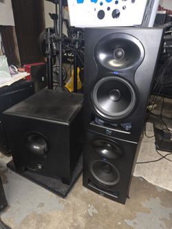 Kali LP6 monitors and sub