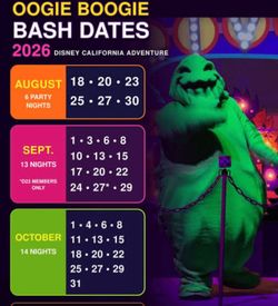 Oogie boogie bash
