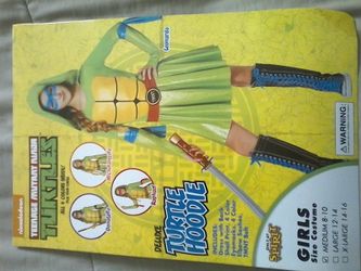 Ninga turtles girls costume size medium 8-10