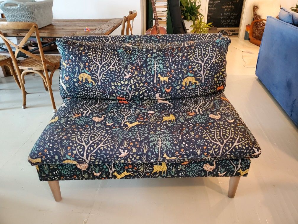 Animal Print Loveseat