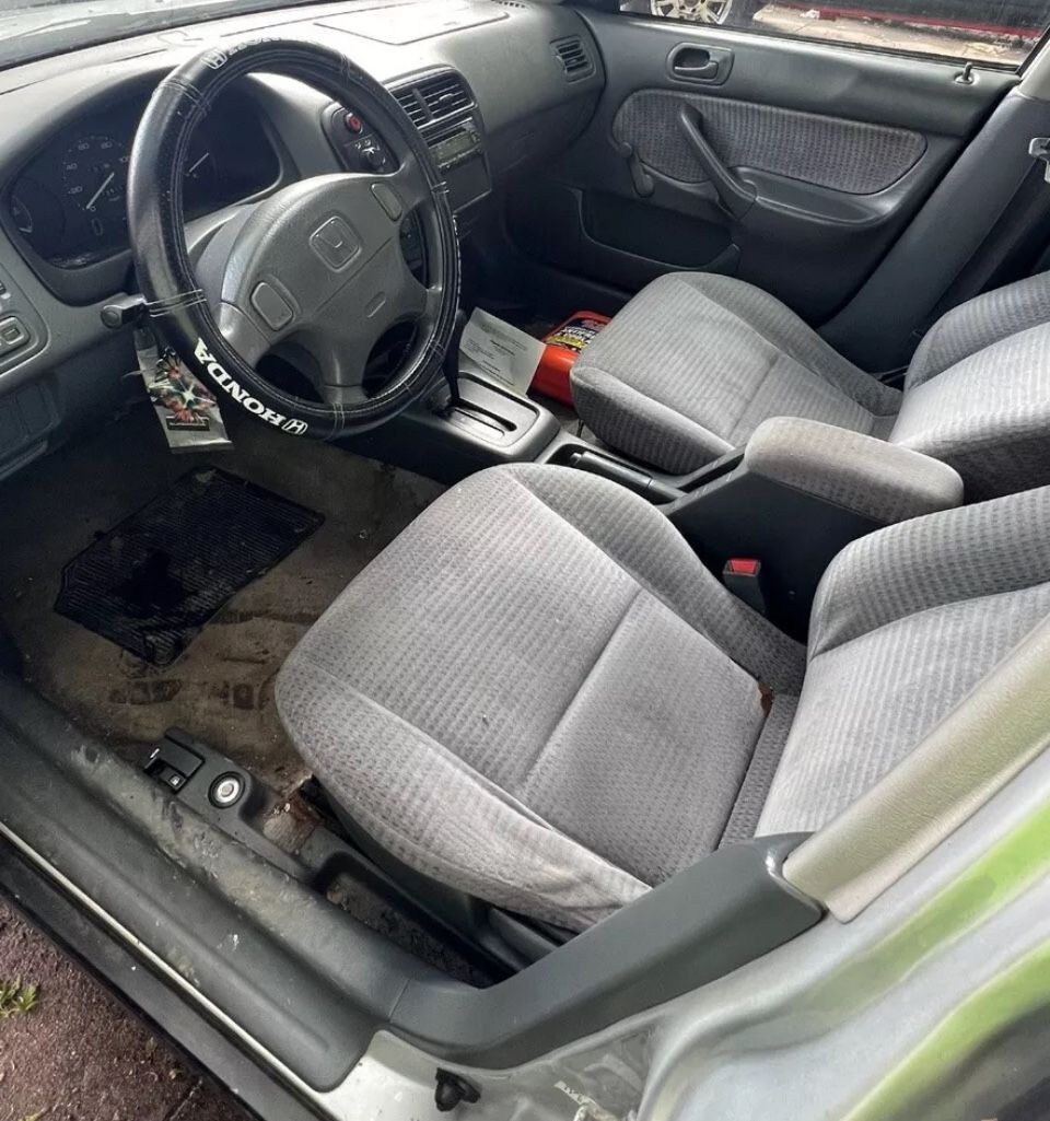 2000 Honda Civic Front Driver And Passenger Seat