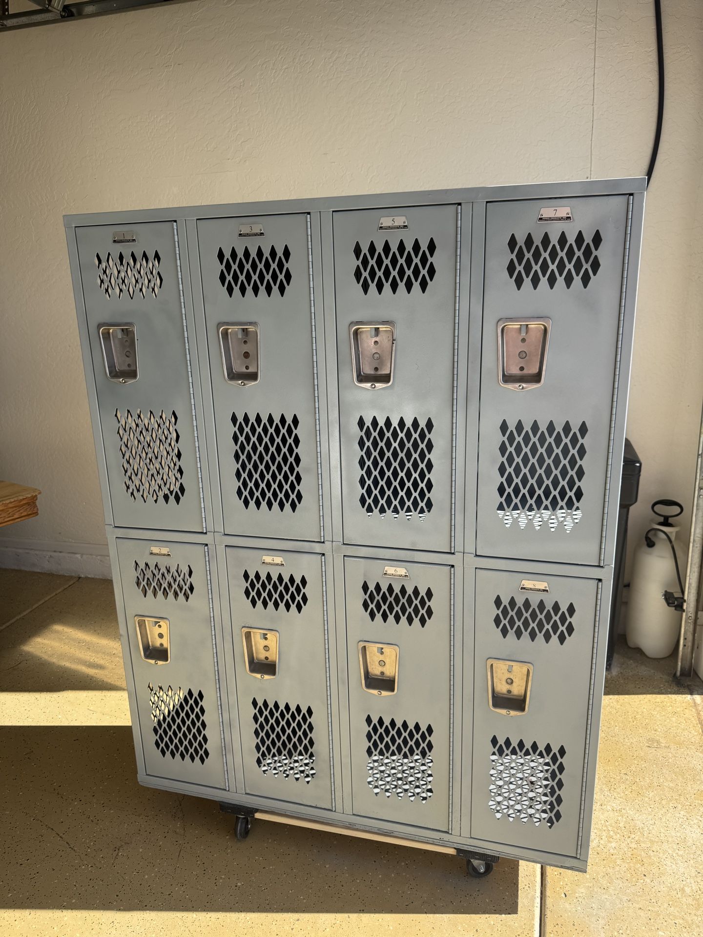Large Commercial Set Of Lockers Heavy