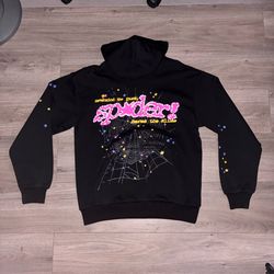 Sp5der P*nk Hoodie ‘Black’