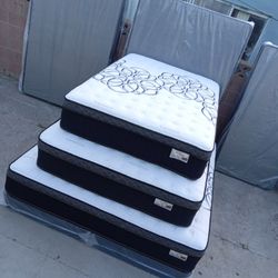 🟩queen Size Mattress Pillow Top 12" Thick 