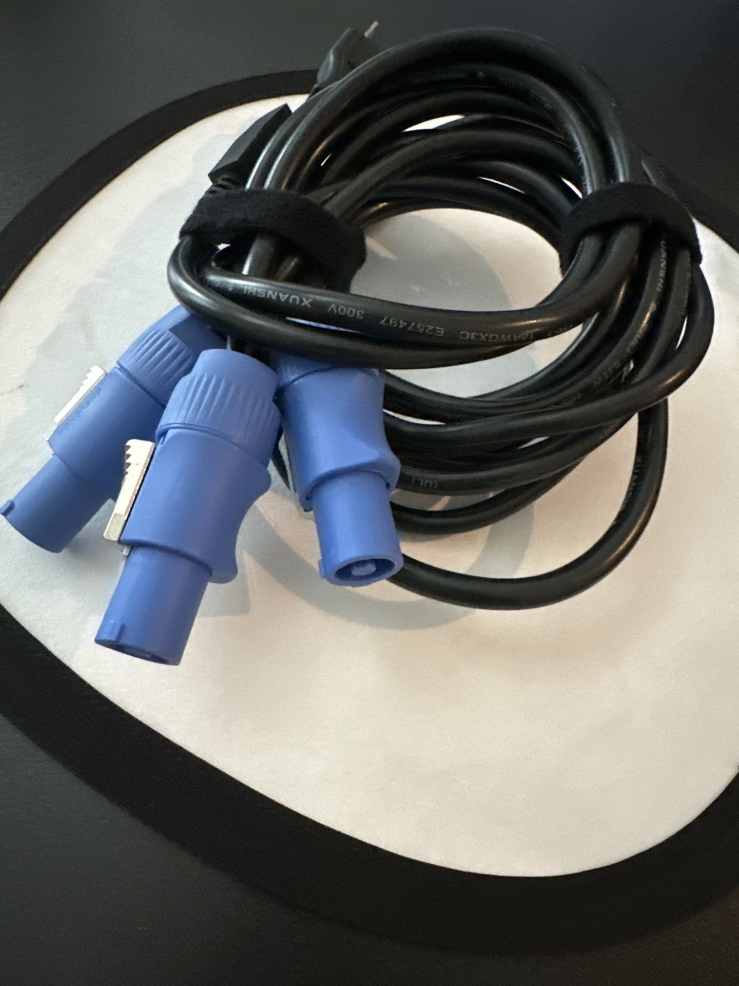 Pro Stage PowerCON Cable Bundle (3x) + AC Power Cords — Lighting / Audio Gear