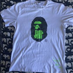Bape X Undefeated White T