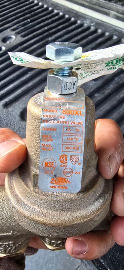 600xl pressure regulator