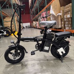 Folding electric bicycle