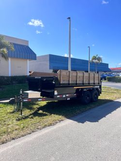 15 yard dump trailer