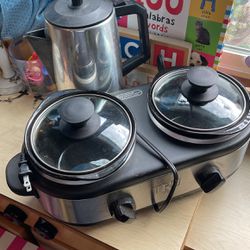 Buffet Warmer And Coffee Maker Set Both Used Once 