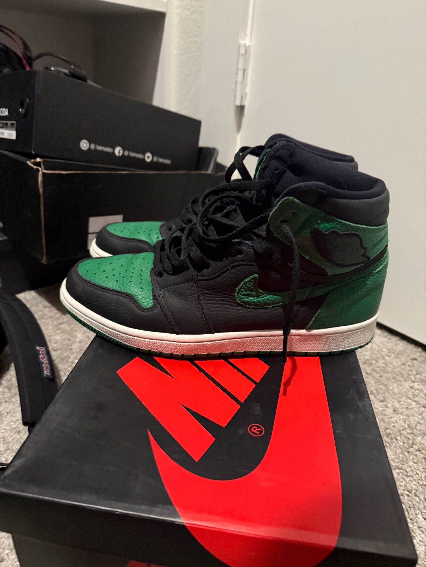 Pine Green 1's Size 9.5