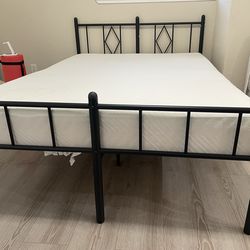 Bed Frame & Full Size Mattress