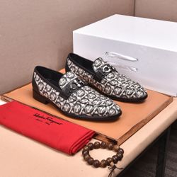 Ferragamo Men’s Leather Shoes With Box 2026 New 