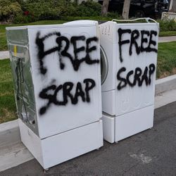 FREE SCRAP METAL WASHER DRYER