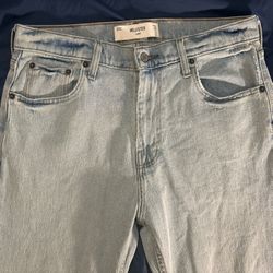 Hollister 33X32 Blue Jeans