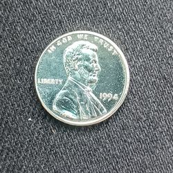 1994 Silver Colored Penny Maybe Zinc Blank