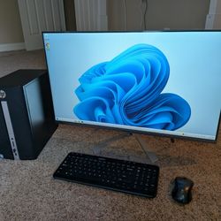 32” HP i7 SSD Desktop Computer / Activated Windows 11 + MS Office
