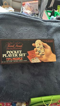 Trivial Pursuit Pocket Player Set ("TP's People" Edition) 🎲