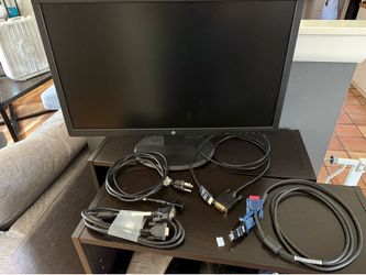24 inch Desktop Monitor with Power Cable