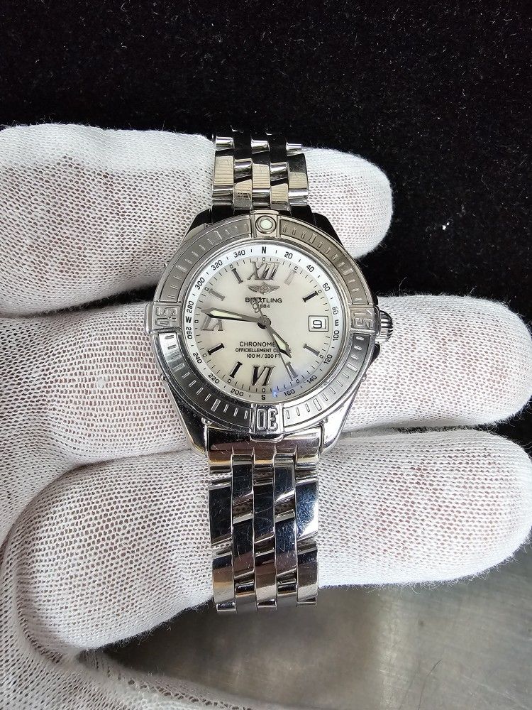 Breitling B-Class A71365 MOP Dial Stainless Steel 31MM Ladies' Quartz Watch