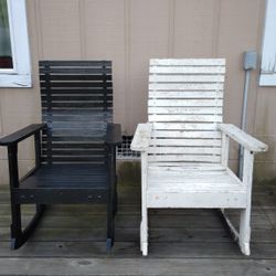 Vintage Wood Rocking Chairs (1950's)