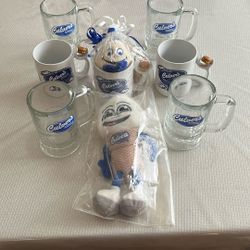 Culver coffee cups,  mugs and 2  Culver  stuffed toys. - $10