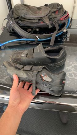 Man shoes and backpack