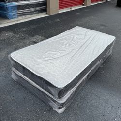 New Twin Size Mattress And Box Spring Set // We Offer  🚚