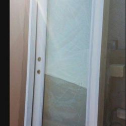 Exterior Door Fiberglass 32x80 Right Hand,Wide Frame