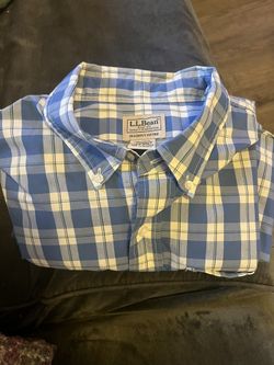 L L Bean XL - TALL, Slightly Fitted Log Sleeve Button Down Dress Shirt
