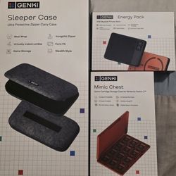 Switch 2 Case,Power Bank,Game Cartridge Case 3pk