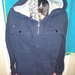 NO BOUNDARLES-Jacket / Hoodie/ Sweater / Chamarra-suéter Size L-G (42-44)
