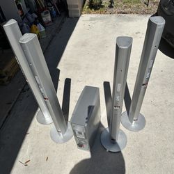 Panasonic Subwoofer And  4 Tall Speakers 
