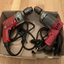 MILWAUKEE DRILLS——$60