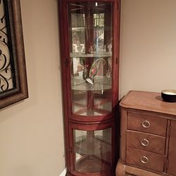 Corner Curio Cabinet