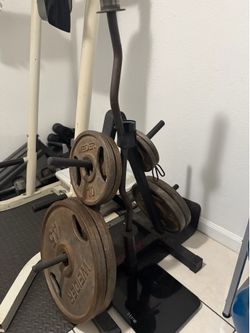 Weights, bar, tree