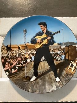 Elvis Collector Plate
