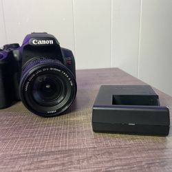 Canon EOS Rebel T8i , EF-S 18-55mm Lens, Battery & Charging