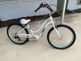White beach cruiser